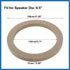 A ABSOPRO 8 Pcs Universal 6.5 Inch Speaker Subwoofer Mounting Spacer Rings Solid Wood Beige Item Replacement view 3