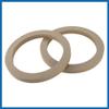 A ABSOPRO 8 Pcs Universal 6.5 Inch Speaker Subwoofer Mounting Spacer Rings Solid Wood Beige Item Replacement view 4