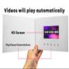 1 Multimedia Magic 8.25 x 6 in. White Marketing Brochure Booklet with Embedded 4.3 in. LCD Customizable Video Screen view 3