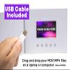 1 Multimedia Magic 8.25 x 6 in. White Marketing Brochure Booklet with Embedded 4.3 in. LCD Customizable Video Screen view 4