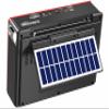 Dolphin SP-420BT Solar Rechargeable RETROBOX Portable Bluetooth Radio with Bluetooth, AM/FM/SW 3-Band Radio, MP3 Player, LED Flashlight, and Solar Charging - Black or Red (Black) view 2