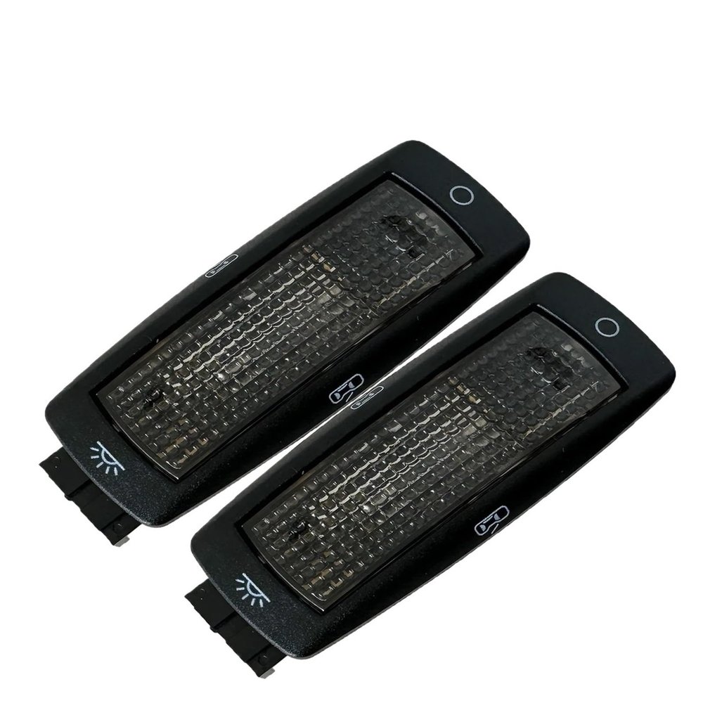 Car Reading Lights 2 PCS Rear Reading Map Dome Light Ceiling Lamp Fit For Golf 4 Fit For Jetta A4 MK4 Passat B5 Beetle Fit For Tigua Fit For Skoda Fabia Fit For Seat 3B0947291 Interior Car Lighting(Bl