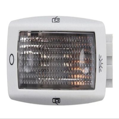ECIMORPLE Car Reading Lights Car Interior Dome Reading Light Fit for Golf Fit for Skoda Fit for Fabia Fit for Superb 3B0947291 Rear Reading Map Dome Lights Interior Car Lighting(Gray)