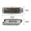 ECIMORPLE Car Reading Lights Car Interior Dome Reading Light Fit for Golf Fit for Skoda Fit for Fabia Fit for Superb 3B0947291 Rear Reading Map Dome Lights Interior Car Lighting(Gray) view 3