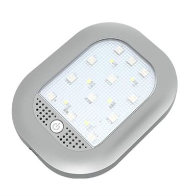 ECIMORPLE Car Reading Lights Car Color Reading Light Roof Body Light Lighting Lamp Rear Car Ceiling Light Trunk Roof Light Interior Car Lighting(Gray Shell)