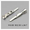100Pcs 2.3 MM Car Crimp Terminal Non-Insulated Automotive Electrical Connector Male Female Pins DJ621-2.3A DJ613-2.3A(Male Terminal) view 2