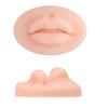 light colour 2Pcs/Set 3D Tattoo Practice Lips, Silicone Lips for Makeup Practice, Soft Tattoo Practice Lips Model for Semi Permanent Make Up Supplies view 1