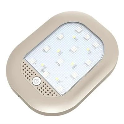 ECIMORPLE Car Reading Lights Car Color Reading Light Roof Body Light Lighting Lamp Rear Car Ceiling Light Trunk Roof Light Interior Car Lighting(Beige Shell)