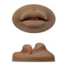 3D Tattoo Practice Lips, Silicone Lips for Makeup Practice, Soft Tattoo Practice Lips Model for Semi Permanent Make Up Supplies-black colour2Pcs/Set view 1