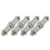 YTgilo 4PCS 1/4 to 3/8 Carbon Steel Adaptor Screws Straight Poon Stand Adaptor Screws Studio Light Stand for Studio Light Holder Hot Shoe Cold Shoe Adaptor Ball Head Wireless Flash Receiver view 1