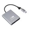 Bytecc USB C to HDMI Dual Monitor Adapter, DisplayLink Adapter Compatible with M1/M2/M3 MacBook, Windows, Android (USB-C to HDMI Dual Monitor) view 1
