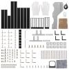 DIY Computer Case, ATX Open Chassis Design, Full Bare Heat Dissipation, for ITX Motherboard (17 x 17cm) MATX, ATX Motherboard, Support 7 PCI Expansion Slots, 2 Extended Hard view 1