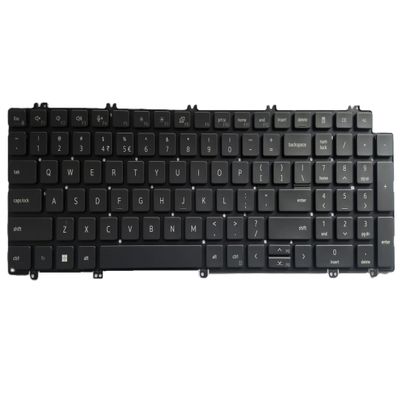 Laptop Replacement Non-Backlit Keyboard Compatible with Dell Model Type: P104F004, UI Layout Black Color