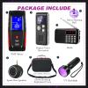 Dunzy 8 Pcs Ghost Hunting Equipment Kit, Include 1 Emf Meter 1 Spirit Ghost Hunting Research Case 1 Voice Recorders 1 Flashlight 1 Speaker 2 Motion Light up Cat Balls and 1 Fm Radio(Emf Meter 2) view 2