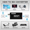 Boobrie HDMI to SDI Converter 3G-SDI with Audio De-Embedding, 300ft Long Distance Transmission Support 1080P@60Hz for SDI Monitor, Video Camera, Live Broadcast view 2