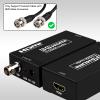 Boobrie HDMI to SDI Converter 3G-SDI with Audio De-Embedding, 300ft Long Distance Transmission Support 1080P@60Hz for SDI Monitor, Video Camera, Live Broadcast view 4