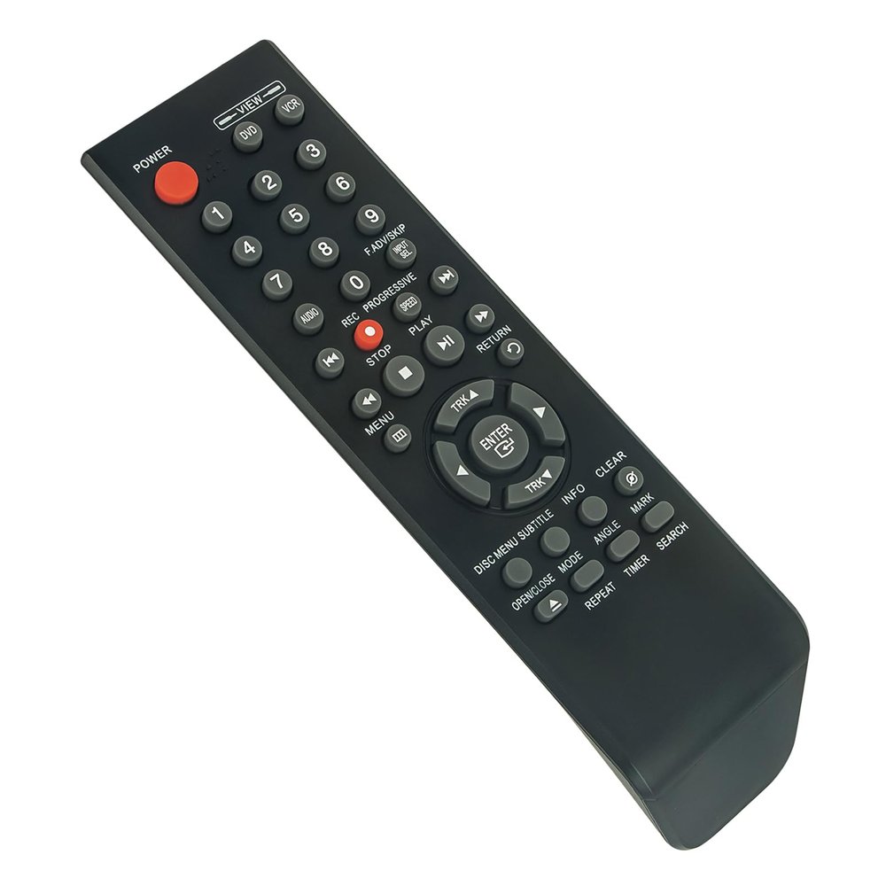 00051B AK59-00051B Replace Remote Control Compatible with Samsung DVD VCR Combo DVD-V6700 DVD-V5650 DVD-V6700S DVD-V5650B DVD-V6700/XAA V6700-XAC DVD-V6700/XSA