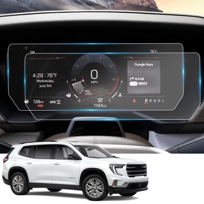 2024 2025 Acadia Dash Screen Protector Antiglare for 2024 2025 2026 GMC Acadia (Elevation, AT4, Denali) 11" Digital Driver Information Display Screen Cover Saver Accessories Nano Clear Film 2 Pack