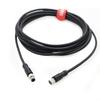 DRRI 3 Pin M8 Male to Female Aviation Sensor Connector, PVC Shielded Equipment IO Control Cable for Industrial Automation Devices, Ideal for Triton Atlas Helios DIN Rail Prototyping, 1M view 3