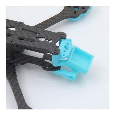 UAZNJFZ 3D Printed BN-220 GPS Module Mount TPU Holder T-Shaped Fixed Bracket Compatible with FPV Drone Mark5 Frame Analog Digital Parts(Cyan GPS Mount)