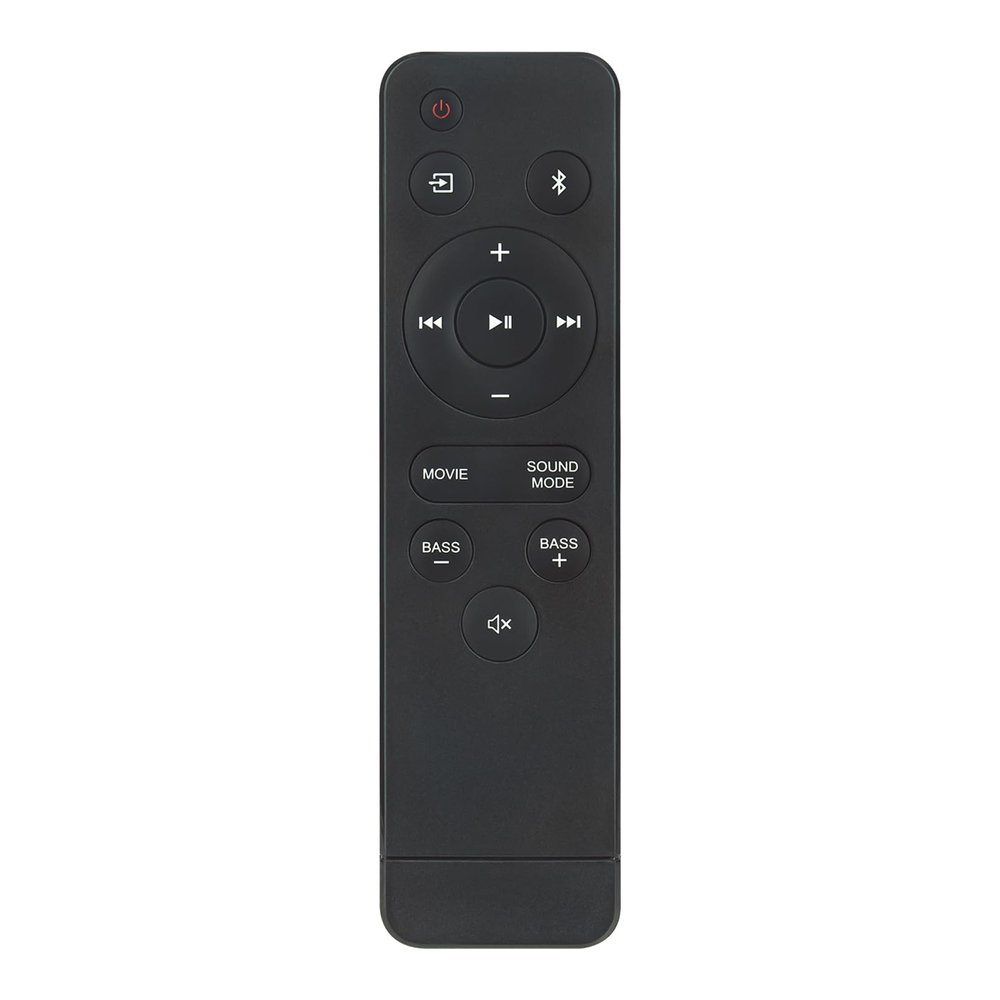 100043851 Replaced Remote Commander fit for ONN 100043851 100043839 100024204 36 Inch 2.1 Channel Soundbar Sound Bar Speaker Home Theater System