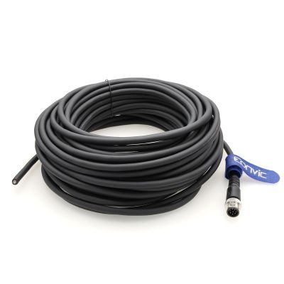 Eonvic M12 Straight 8 Pins A Code Male Sensor Connector Aviation Cable Socket Shielded Electrical Cable Industrial Sensor Connector 40M