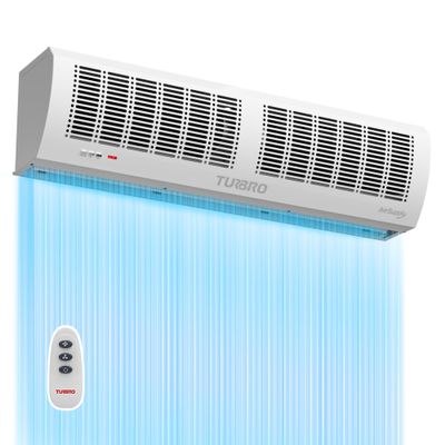 TURBRO 36-Inch Air Curtain Fan, Wall-Mounted Commercial Air Door with Magnetic Switch, Heavy-Duty Indoor Over Door Fan for Energy Efficiency, Dust, and Insect Control