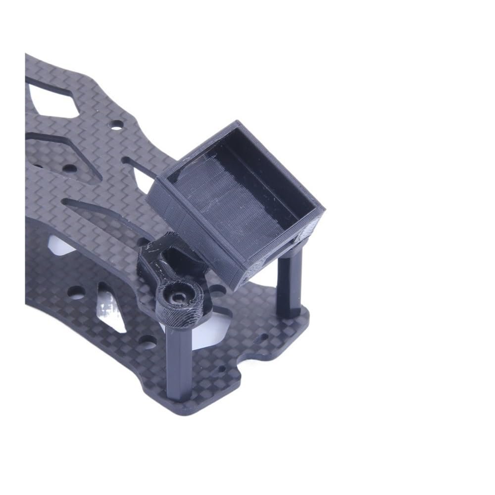 UAZNJFZ 3D Printed M80 Pro BN220 GPS Module TPU Holder Mounting Bracket Compatible with FPV Quadcopter Race Drone Frame Compatible with 18 to 32mm Distance(L22 W20 H7 Black)