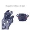 UAZNJFZ 3D Printed M80 Pro BN220 GPS Module TPU Holder Mounting Bracket Compatible with FPV Quadcopter Race Drone Frame Compatible with 18 to 32mm Distance(L22 W20 H7 Black) view 2