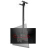Adjustable Ceiling TV Mount Bracket - 2 Sided Ceiling TV Mount Bracket, Tilt and Rotatable TV Stand, for TVs 20 to 32 Inches, Max Weight 60lbs Per Screen,One Color 1m view 1
