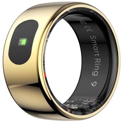 Smart Ring for Men Women Smart Ring Men Temperature Heart Rate Monitor Sleep Tracker Call/SNS Notification Fitness Tracker Gesture Control Pedometer Calories Step Counter Compatible with iOS Android
