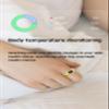 Smart Ring for Men Women Smart Ring Men Temperature Heart Rate Monitor Sleep Tracker Call/SNS Notification Fitness Tracker Gesture Control Pedometer Calories Step Counter Compatible with iOS Android view 3
