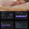 Smart Ring for Men Women Smart Ring Men Temperature Heart Rate Monitor Sleep Tracker Call/SNS Notification Fitness Tracker Gesture Control Pedometer Calories Step Counter Compatible with iOS Android view 4