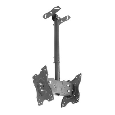 2 Sided Ceiling TV Mount Bracket, Tilt and Rotatable TV Stand, Telescoping Ceiling TV Mount, for TVs 20-32 Inches, Max Weight 60lbs Per Screen