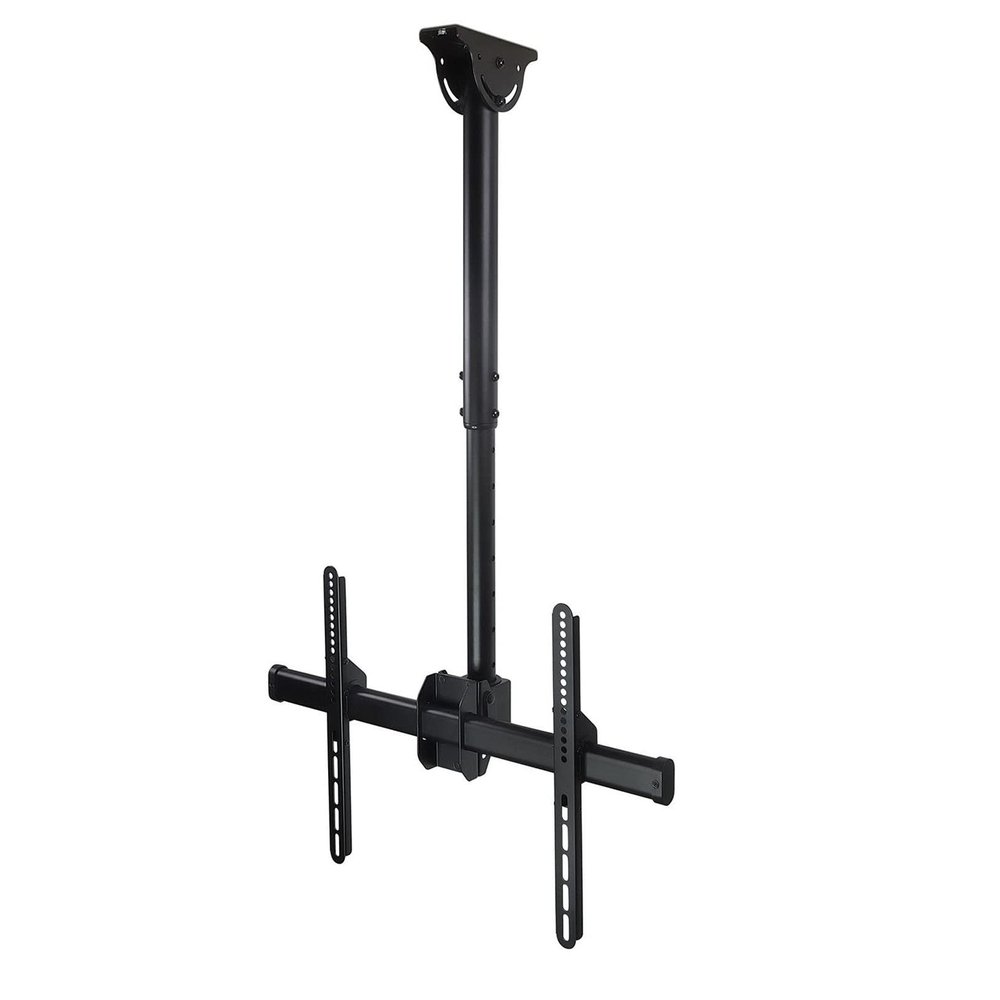 TV Ceiling Mount Bracket - 360 Swivel and Tilt TV Bracket, Adjustable Height TV Mount, for Flat Panel LCD LED OLED Plasma TVs, Fits 24-55 Inch TVs