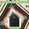 Falaniique Southwest Tribal Waterproof Outdoor TV Cover 80-85 Inch Weatherproof, Aztec Fancy Abstract Geometric Ethnic Outside Television Cover TV Screen Protector with Remote Control Pocket view 3