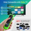 (2+2 Packs) Replacement Remote for Roku TV with Soft Protective Silicone Cover(Glow in The Dark), Universal Remote for TCL Roku/Hisense Roku/Sharp Roku/Onn Roku/Element Roku/Philips Roku Smart TV view 2