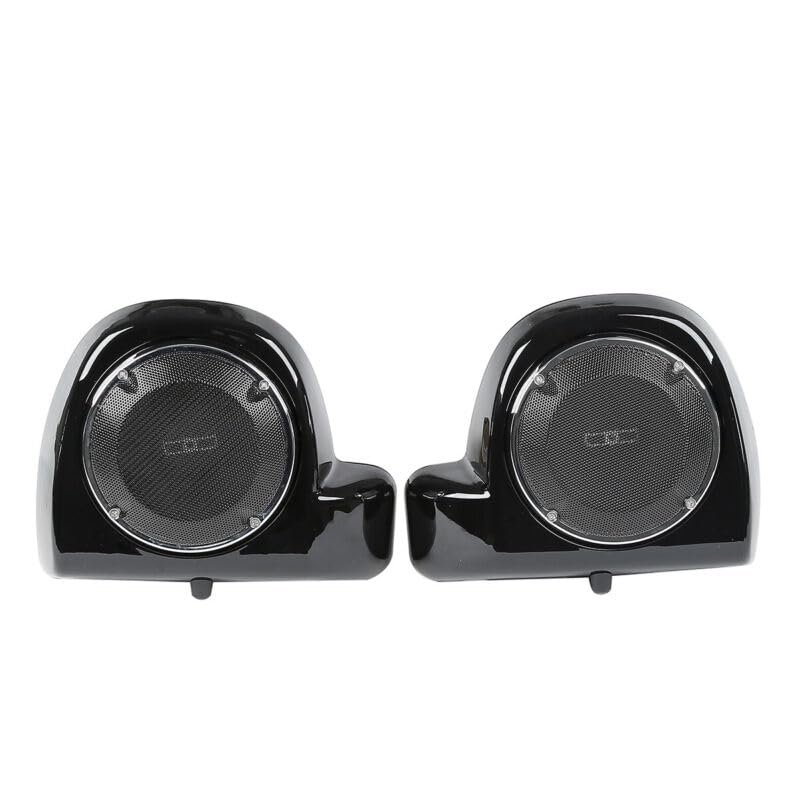 6.5" Lower Vented Fairing Speaker Pods Box Grills Fits for Harley Touring Road King Street Glide Electra Glide Ultra-Classic 2014-2024 2015 2016 2017 2018 2019 2020 2021 2022