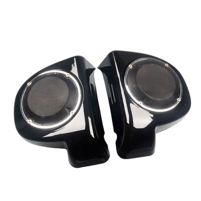 6.5" Speaker Pod Box Grills Lower Vented Fairing for For 2014-2024 Harley Touring Road King Street Glide Electra Glide Ultra-Classic 2015 2016 2017 2018 2019 2020 2021 2022