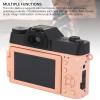 4K Digital Camera for Photography, 16X Zoom Video Camcorder Autofocus with 180 Degree Flip Screen, 56MP Compact Selfie Camera Anti Shake for Travel view 3