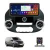12.3 Inch Android 13 Double Din Stereo Car Multimedia Radio for Mercedes-Benz Vito (2016-2023), Touch Screen Support WiFi Bluetooth Steering Wheel Control Carplay,4+64 G view 1