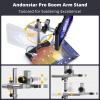 Andonstar 4K 30FPS Digital Microscope with 10.1" Screen, 3840P UHD Video Audio, Pro Boom Arm Stand for Soldering, Electronics Repair, Coin, AD208S-Pro HDMI Electronic Microscope for Adults, 64GB view 3