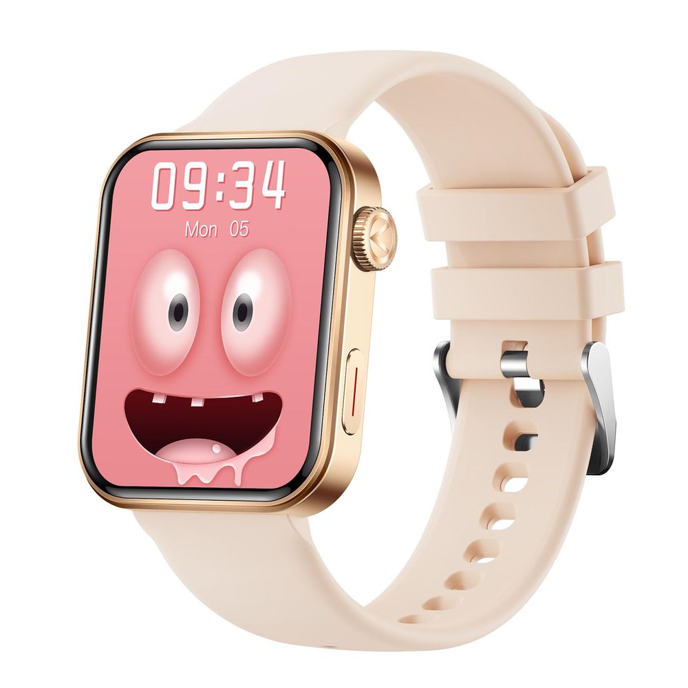 AOLON Smart Watches for Men Women (Answer/Make Calls), 1.91'' TFT HD Screen, 100+ Sports Modes Fitness Tracker, Heart Rate/Blood Oxygen/Sleep Monitor, IP67 Waterproof for Android/iOS, Rose Gold