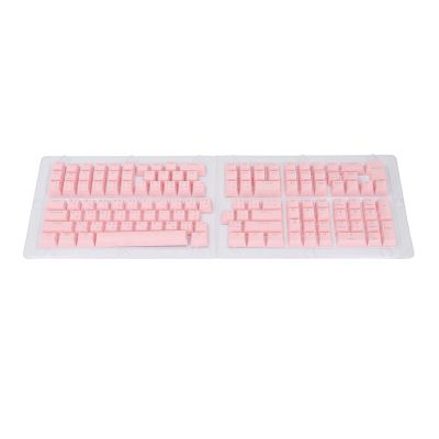132 Keys Thai Keycaps, ABS OEM Height Translucent DIY Thai Keyboard Keycaps Replacement for 61 62 64 68 84 87 104 108 Mechanical Keyboards (Yoidesu2c1nghoi8m-14)