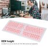 132 Keys Thai Keycaps, ABS OEM Height Translucent DIY Thai Keyboard Keycaps Replacement for 61 62 64 68 84 87 104 108 Mechanical Keyboards (Yoidesu2c1nghoi8m-14) view 2