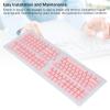 132 Keys Thai Keycaps, ABS OEM Height Translucent DIY Thai Keyboard Keycaps Replacement for 61 62 64 68 84 87 104 108 Mechanical Keyboards (Yoidesu2c1nghoi8m-14) view 3