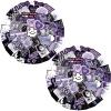 120Pcs Purple Aesthetic Stickers Moon StickerCool Black Purple StickersVinyl Waterproof Decal,Perfect for Kids,Teens, Water Bottle Suitcase Phone Skateboard Guitar Water Cup Bike Laptop Scrapbook view 1
