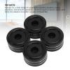 goodstumbler 4PCS Speaker Isolation Feet with Anti Slip Rubber Rings, Reduce Vibration Aluminium Alloy Feet Spikes for Amplifier, Cd, DVD Player, HiFi Devices (Black) view 3