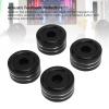 goodstumbler 4PCS Speaker Isolation Feet with Anti Slip Rubber Rings, Reduce Vibration Aluminium Alloy Feet Spikes for Amplifier, Cd, DVD Player, HiFi Devices (Black) view 4