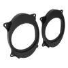 2pcs 6.5inch Black Door Speaker Adapter Spacer Rings with 2 Wire Harness Replacement for Levin Vehicle Speaker connectors (6X9) view 2